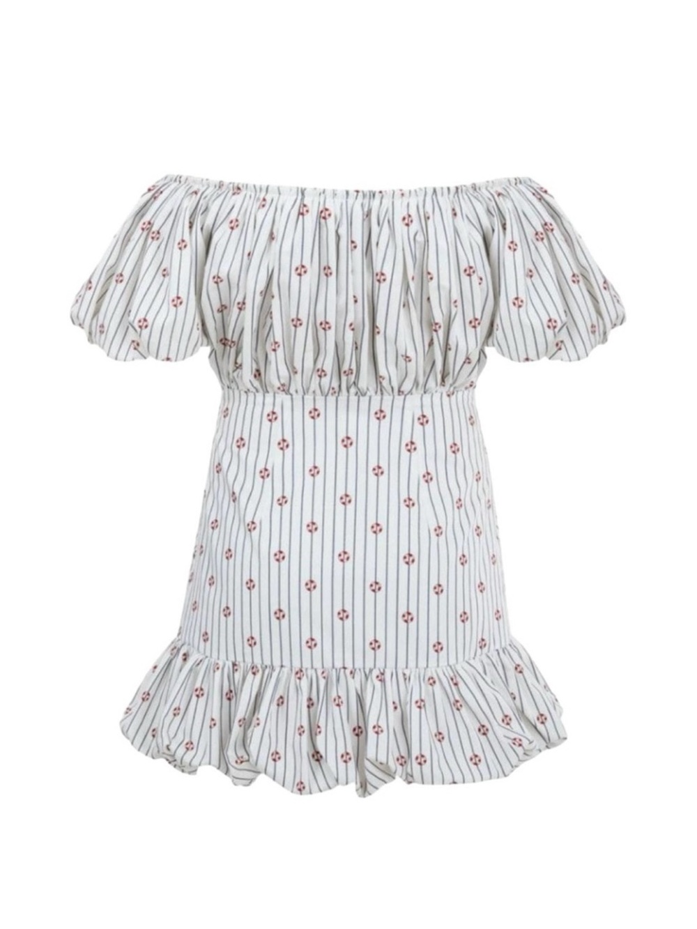 My Beachy Side & Emily in Paris Nautique Striped Mini Dress NWT